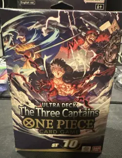 One Piece Card Game Ultra Deck The Three Captains ST-10 BANDAI English TCG - Image 1