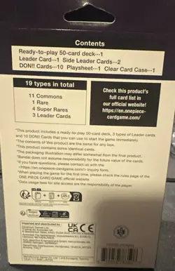 One Piece Card Game Ultra Deck The Three Captains ST-10 BANDAI English TCG - Image 2