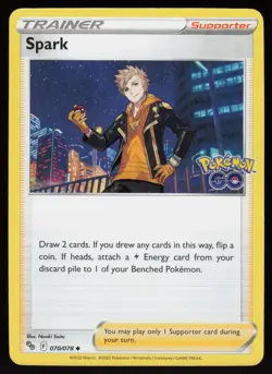 Spark 070/078 Pokemon Pokemon GO Uncommon Near Mint - Image 1