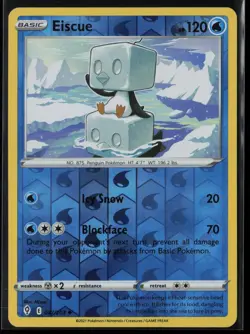 Eiscue 047/203 Pokemon Evolving Skies Uncommon Near Mint Reverse Holo - Image 1