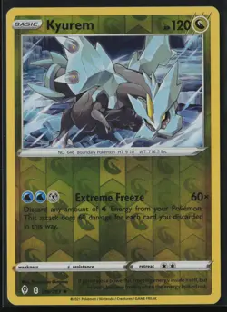 Kyurem 116/203 Pokemon Evolving Skies Rare Near Mint Reverse Holo - Image 1