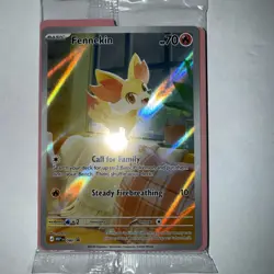 Pokemon TCG Chaos Rising Black Star Promo Fennekin MEP EN 080 sealed Promo - Image 1