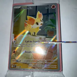 Pokemon TCG Chaos Rising Black Star Promo Fennekin MEP EN 080 sealed Promo - Image 3