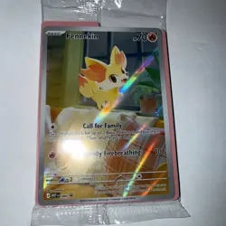 Pokemon TCG Chaos Rising Black Star Promo Fennekin MEP EN 080 sealed Promo - Image 4