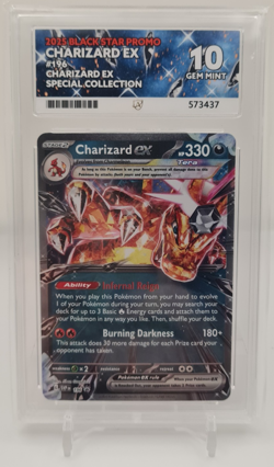 Charizard Ex 196 Promo - Graded 10 by ACE - Pokemon TCG Special Collection - Image 1