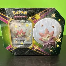 Pokemon TCG Shining Fates Tin! Eldegoss V! Factory Sealed 820650829505 - Image 1