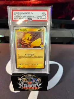2026 Pokemon Pikachu Pokemon Day #051 PSA 9 - Image 1