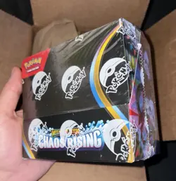Pokemon TCG Chaos Rising Mega Evolution Booster Box Sealed - Image 1