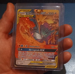 Pokemon TCG Moltres & Zapdos & Articuno GX 44/68 Hidden Fates TAG TEAM Holo - Image 1
