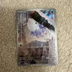 Snom 168/162 Temporal Forces Illustration Rare Holo Pokemon TCG - Image 1