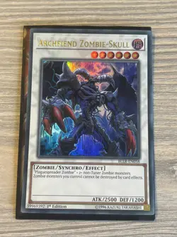 Archfiend Zombie-Skull - BLLR-EN058 - Ultra Rare - 1st Edition Yugioh - Image 1