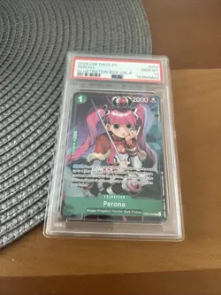 PSA 10 2025 ONE PIECE PROMOS ILLUSTRATION BOX VOL.4 #034 PERONA - Image 1