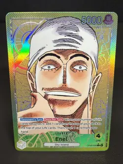 One Piece Enel OP05-098 Alt Art L Foil - Awakening of the New Era NM ENGLISH - Image 1