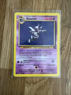 Haunter 21/62 | Base Set Fossil | Non Holo Pokemon Card Wotc NM - Image 1