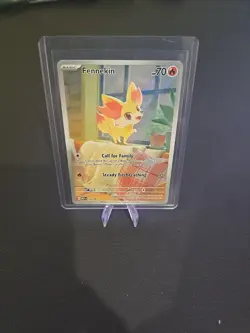 Pokemon TCG Fennekin 080 Black Star Promo Holo Card Chaos Rising - Image 1
