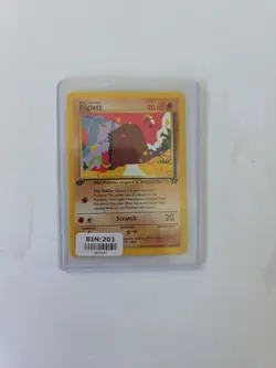 Diglett 47/102 1st Edition Shadowless Base Set Pokemon Card TCG WOTC 1999 - Image 1