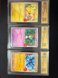 RPA 10 McDonald's Pokemon Card Pikachu 020/M-P 6 Complete Set 2025 Limited Promo - Image 4