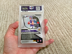 PSA 10 2024 Panini Prizm J.J. McCarthy #400 Green Wave Prizm (RC) - Image 2