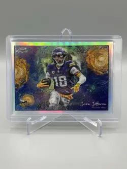 2025 Topps Cosmic Chrome - Justin Jefferson - Stars In The Night - Image 1