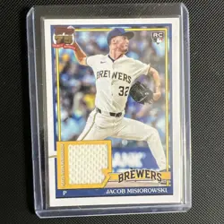 Jacob Misiorowski RC 2026 Topps Series 1 -1991 Topps Baseball Relics #91R-JMI... - Image 1