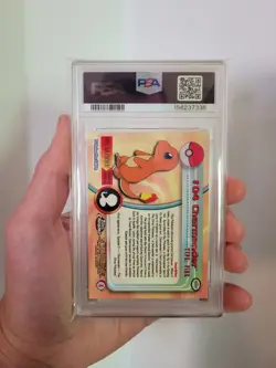 2000 POKEMON TOPPS CHROME CHARMANDER PSA 10 - Image 2