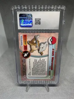 CGC 10 Marowak Pokemon Topps (2000) Chrome Series 2 - 105 Chrome - Image 2