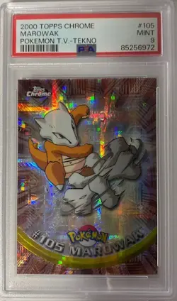 *PSA 9* TEKNO Marowak #105 2000 Topps Chrome - Image 1