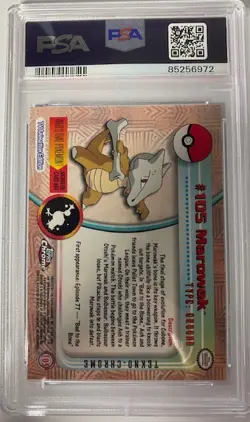 *PSA 9* TEKNO Marowak #105 2000 Topps Chrome - Image 2