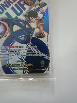 2025 DODGERS X ONE PIECE MONKEY D LUFFY PROMO CARD EB02-010 - SEALED! - Image 4