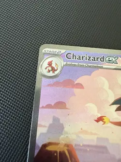 Pokemon TCG Charizard EX 199/165 Scarlet Violet 151 English Card (2) - Image 4
