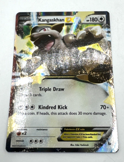 Pokemon TCG Card Basic Kangaskhan EX Holo 78/106 Flashfire - Image 4