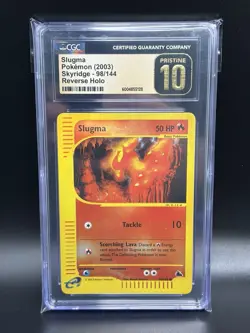 2003 SLUGMA Pokemon Card Skyridge #98 Reverse Holo CGC 10 Pristine *POP 4* - Image 1