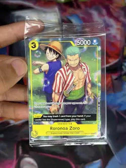 Roronoa Zoro Learn Together Deck Set Sail Event One Piece Promo Cards #OP10-113 - Image 1