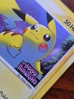 Pikachu Reverse Holo Stamp - 2006 Pokemon TCG Card EX Holon Phantoms 78/110 - NM - Image 3