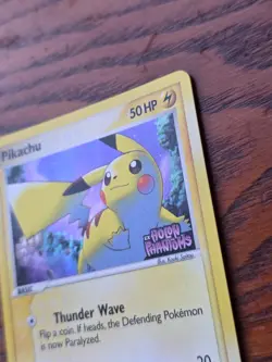 Pikachu Reverse Holo Stamp - 2006 Pokemon TCG Card EX Holon Phantoms 78/110 - NM - Image 4
