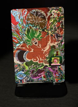 Broly Super Dragon Ball Heroes Glow CP Card BM1-CP4 Near Mint - Image 1