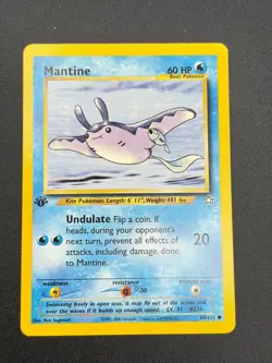 Mantine LP 64/111 Common Neo Genesis Pokemon - Image 1