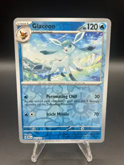 • Glaceon • 025/131 Reverse Holo Prismatic Evolutions Pokemon TCG NM - Image 1