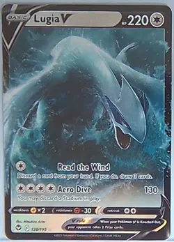 Pokemon Lugia V 138/195 Silver Tempest NM - Image 1