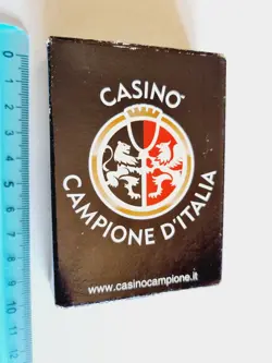CARTE DA GIOCO CASINO CAMPIONE D'ITALIA MODIANO ORIGINAL PLAYING CARDS NEW - Image 1