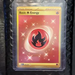 Pokemon Basic Fire Energy 230/197 SV03: Obsidian Flames Holo - Image 1