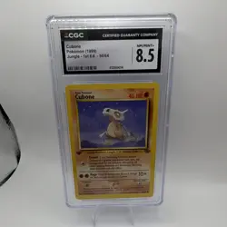 Wizards of the Coast Cubone 50/64 Jungle 1999 CGC 8.5 1st Ed Graded English - Image 3