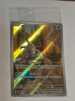 Pokemon Tcg Mimikyu 075 Black Star Promo Scarlet Violet Paldean Fates ETB Sealed - Image 1
