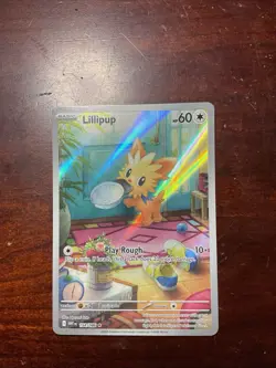 The Pokemon Company Lillipup 154/086 Illustration Rare Holo Sv: White Flare EN - Image 1