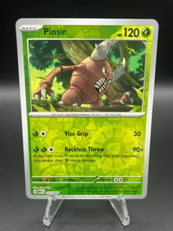 • Pinsir • 127/165 Reverse Holo SV Scarlet & Violet 151 Pokemon TCG NM - Image 1