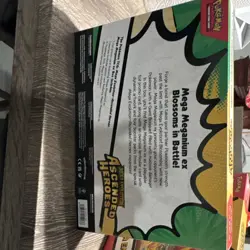 Pokemon TCG Mega Evolution Ascended Heroes EX Box Feraligatr Meganium - Image 5