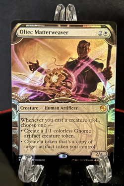 Oltec Matterweaver MTG Showcase NM Foil OTJ Outlaws of Thunder Junction Magic - Image 1