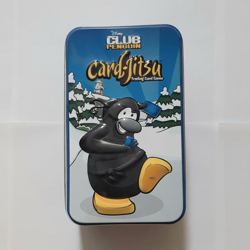 Disney Club Penguin Card-Jitsu Trading Card Lot 63 Cards with Tin, English - Image 1