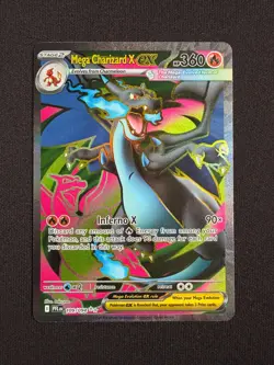 Mega Charizard X ex 109/094 Me02: Phantasmal Flames Holo - Image 1