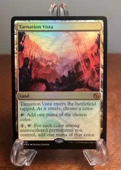 Tarnation Vista MTG Foil Outlaws of Thunder Junction NM Mint OTJ Magic - Image 1